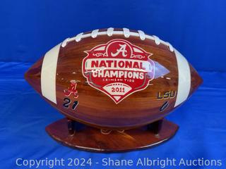 2011 ALABAMA hand hotsell painted wooden football