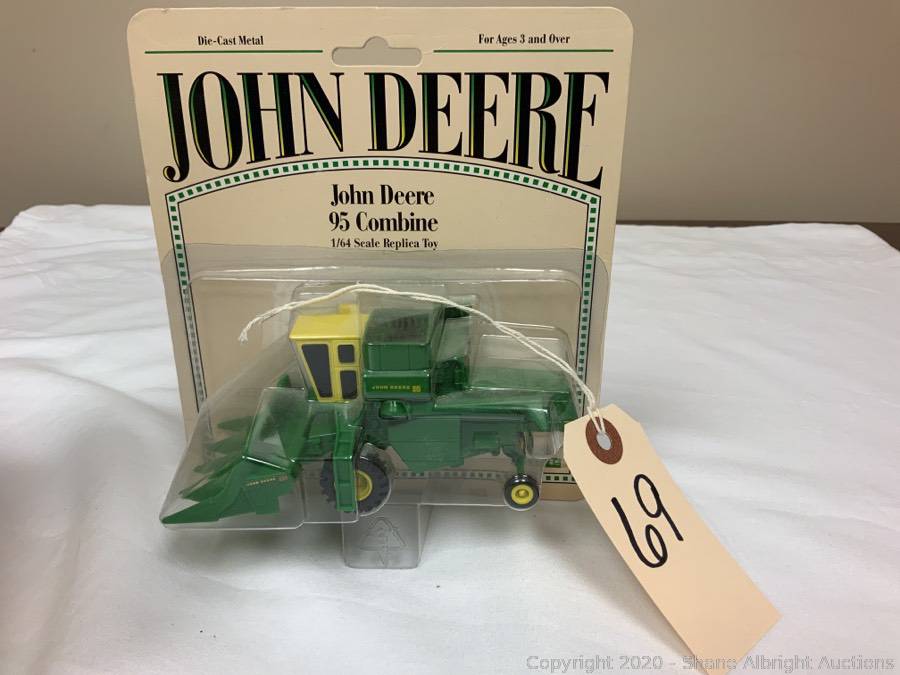 john deere metal toy combine