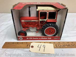 ERTL 2024 IH 756 Tractor W/ Hiniker Cab 1/16 Die Cast