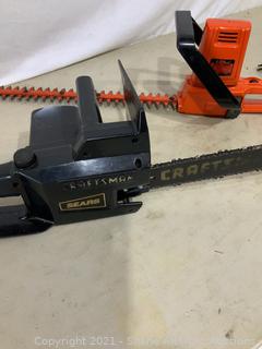 Remington electric chainsaw and Black & Decker electric hedge trimmer - Lil  Dusty Online Auctions - All Estate Services, LLC