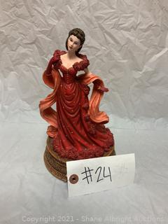 Hamilton Gifts Gone with the Wind Scarlett Musical Figurine Limited Edition