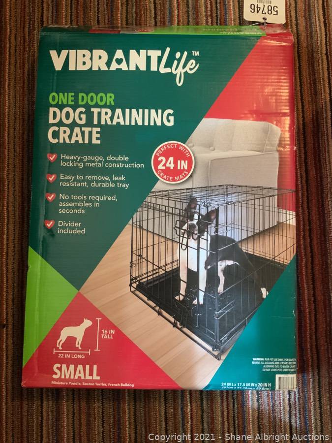 Vibrant life one outlet door dog training crate