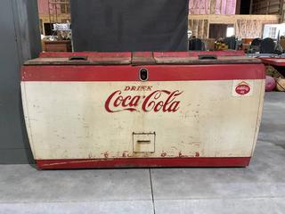 old coca cola chest cooler