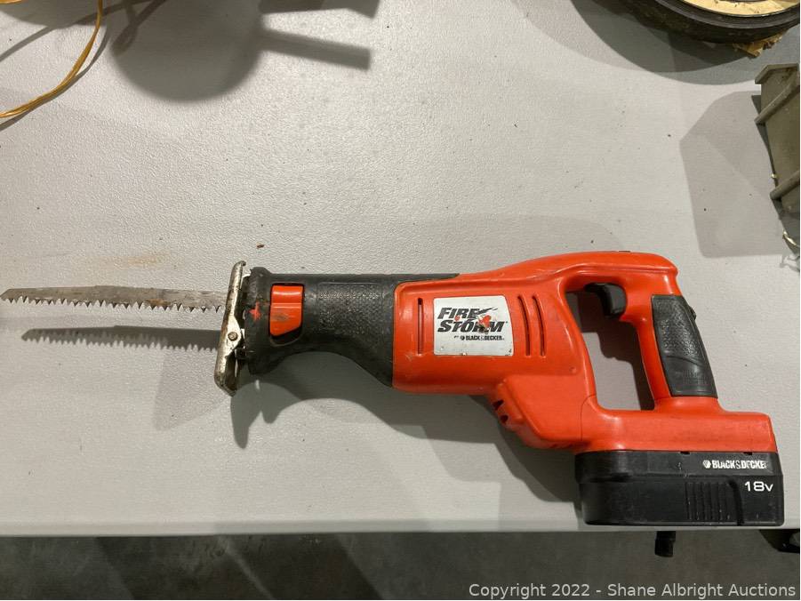 Black and decker firestorm sawzall 18v new arrivals