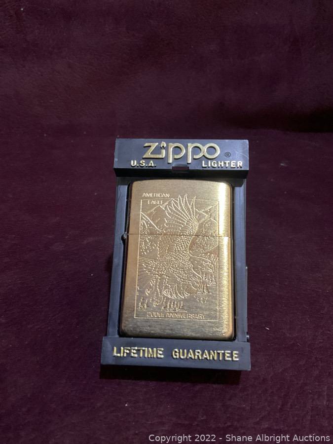 Zippo American eagle lighter Auction | Shane Albright Auctions