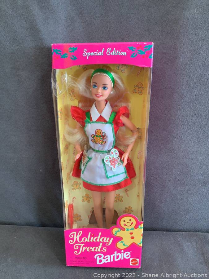 Special edition holiday online treats barbie