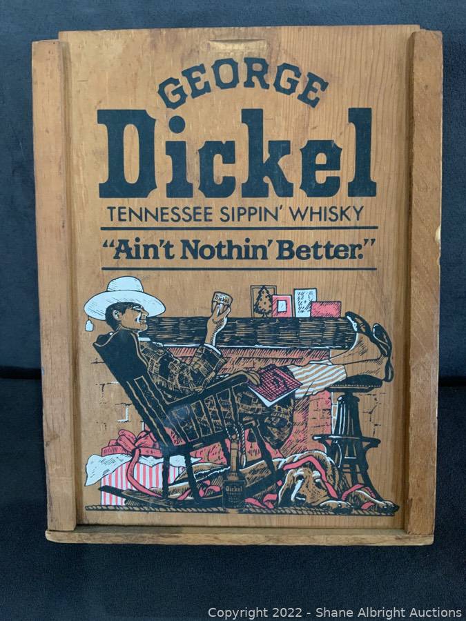 Sold at Auction: George Dickel Tennessee Whisky Crate