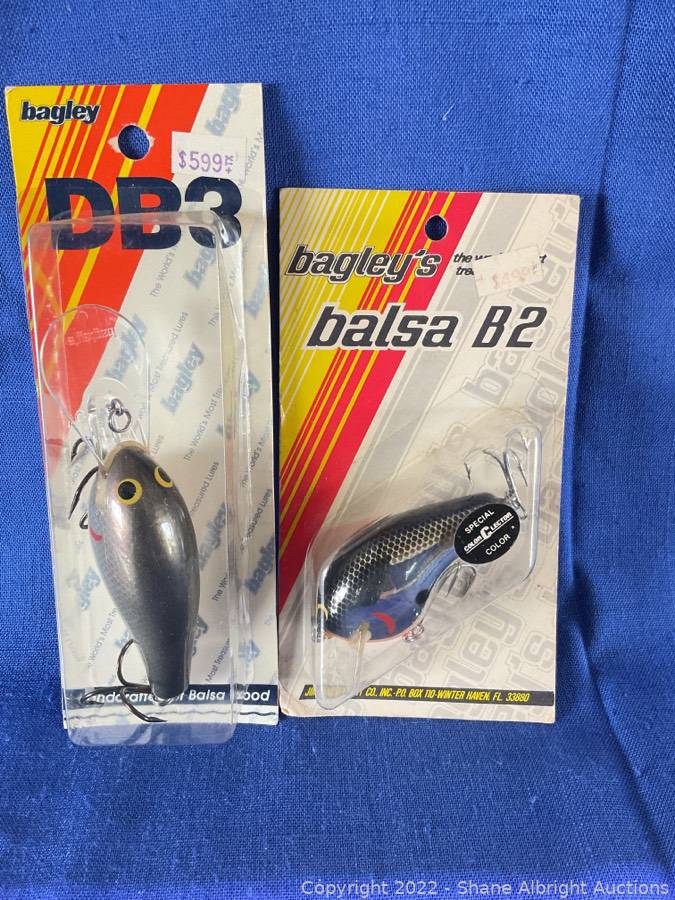 Bagley DB3 and Bagley's balsaB2 fishing lures Auction