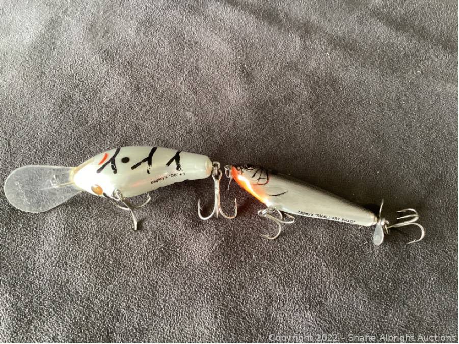 Bagley's “DB” #3 & Bagley's SMALL FRY SHAD Lures Auction