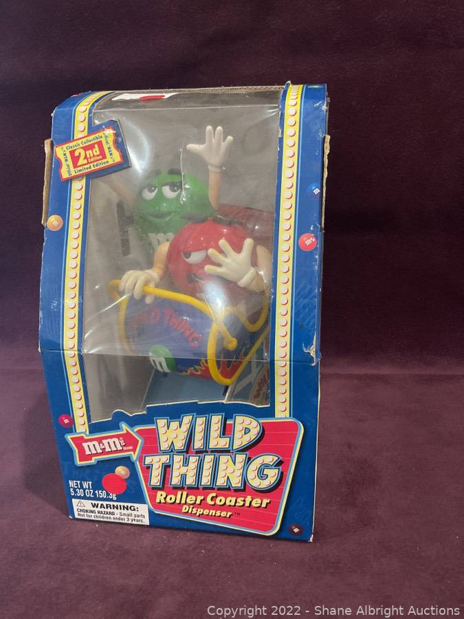 M&M's Candy Dispenser - Wild Things Roller-Coaster - Limited Edition