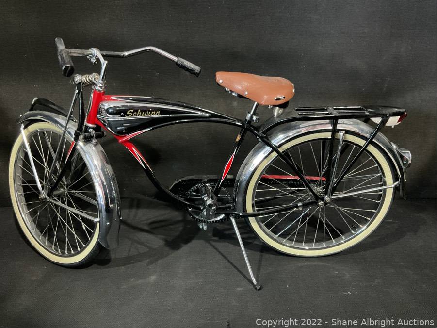 Schwinn black phantom bicycle replica Auction Shane Albright Auctions