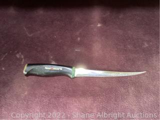 Normark Fiskars stainless fillet knife with sheath Auction