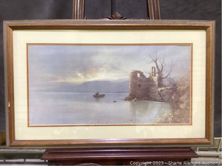 Deals Framed Print The Sea of Galilee by Ben Hampton 1982.