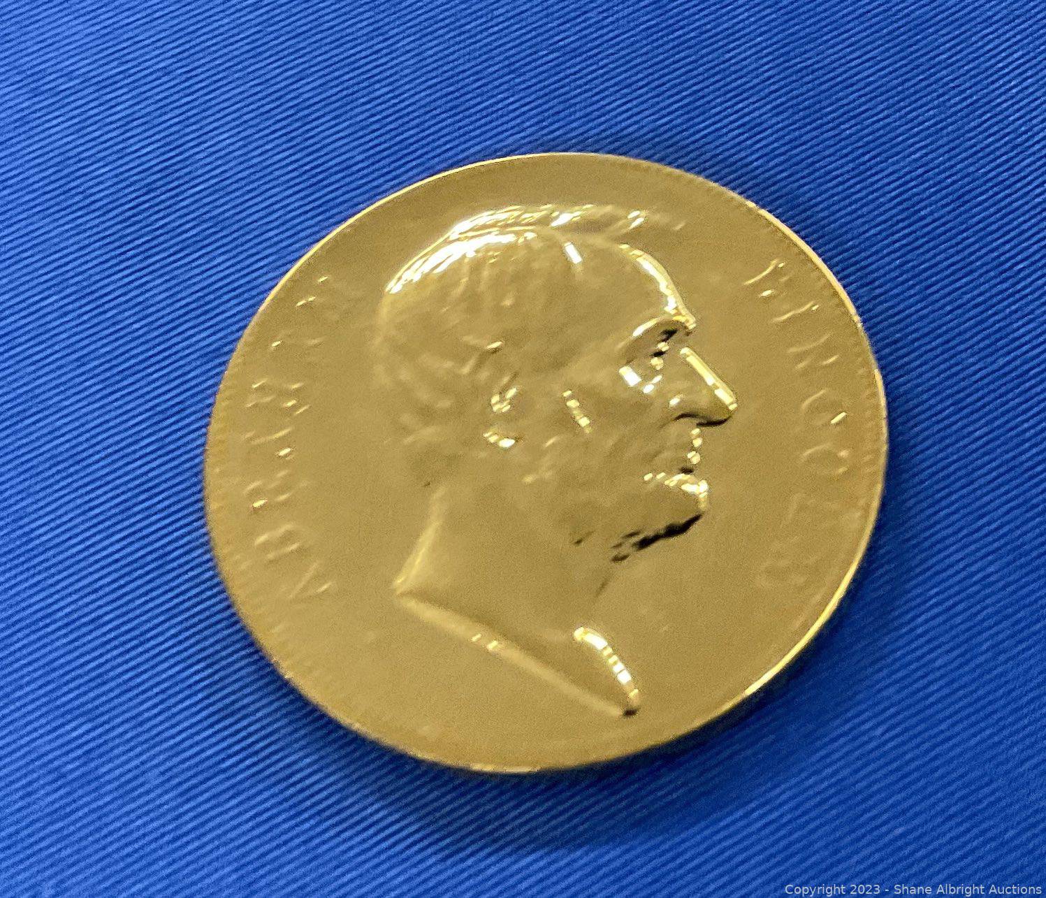 Abraham Lincoln Commemorative Inauguration Coin Auction Shane