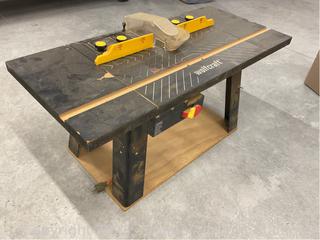 WolfCraft ROUTER STATION 640, WOLFCRAFT ROUTER TABLE WITH METAL STAND