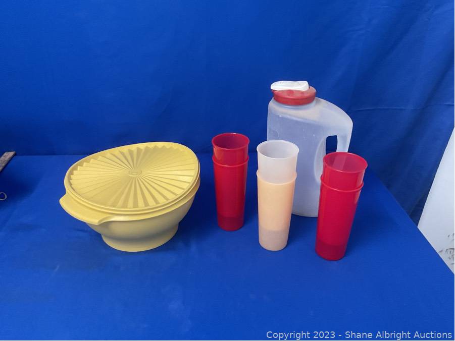 At Auction: GLASS RUBBERMAID BOWLS