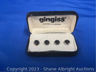 Gingiss Formalwear Tuxedo Studs. Auction Shane Albright Auctions