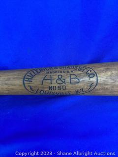 Hillerich & Bradsby co Jimmie Foxx model bat