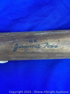 Hillerich & Bradsby co Jimmie Foxx model bat