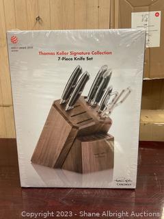 Thomas Keller Signature Collection 7-Piece Knife Block Set with 8