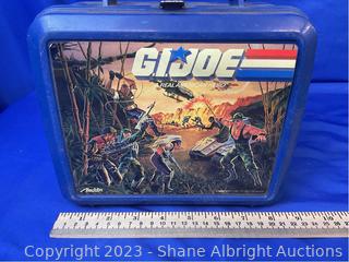 Vintage GI Joe Lunch Box and Thermos 1986 Aladdin