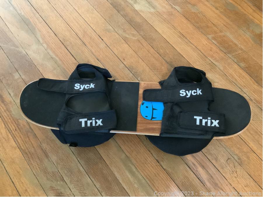 Syck Trix balancing board Auction | Shane Albright Auctions