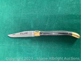 Handmade Laguiole Rossignol Thiers France Folder knife 20cm Total Parapluie  440