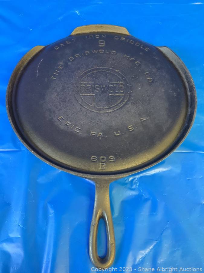 Griswold No. 14 Large Block Cast Iron Skillet sold at auction on