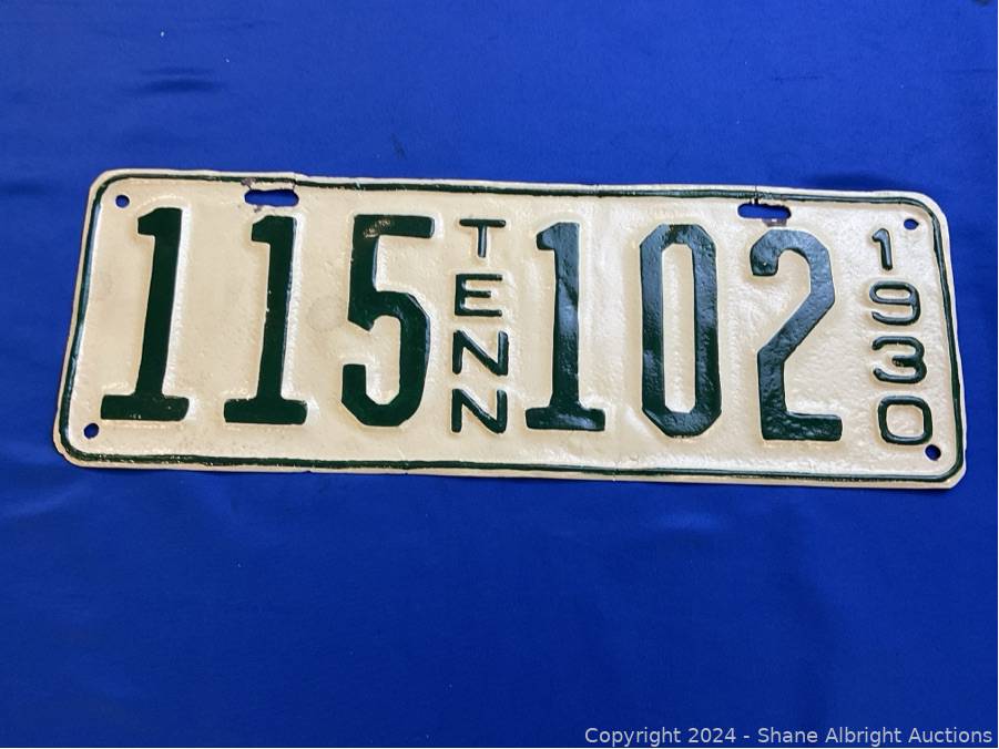 Antique License plate lot popular